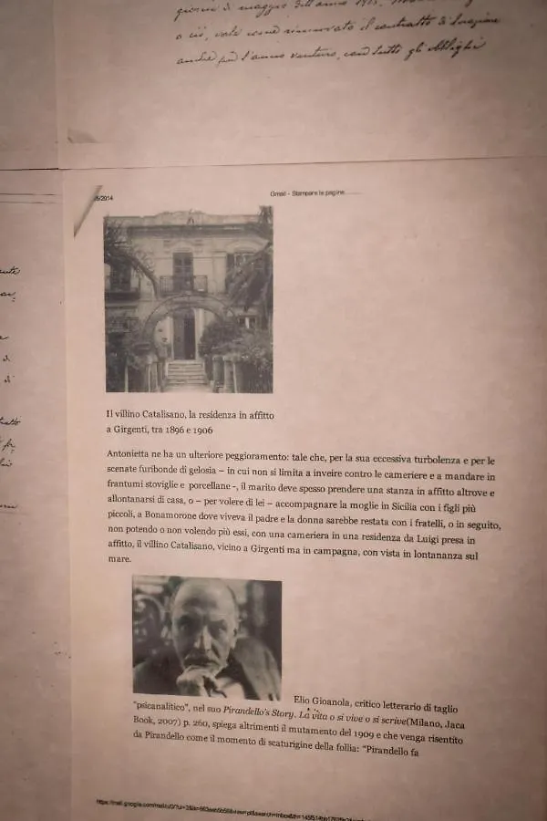 B&B Mansion Villa Pirandello Агридженто